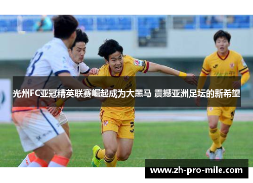 光州FC亚冠精英联赛崛起成为大黑马 震撼亚洲足坛的新希望 光州FC亚冠精英联赛崛起成为大黑马 震撼亚洲足坛的新希望