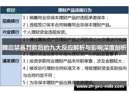 魏震禁赛罚款后的九大反应解析与影响深度剖析 魏震禁赛罚款后的九大反应解析与影响深度剖析